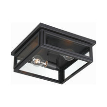 Load image into Gallery viewer, Byron Outdoor Flush Mount Ceiling Light in Detail.
