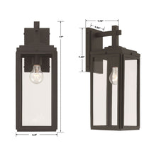 Load image into Gallery viewer, Byron Outdoor Wall Light - line drawing.
