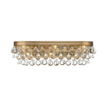 Load image into Gallery viewer, Calypso Bath Wall Light in Vibrant Gold (6-Light).
