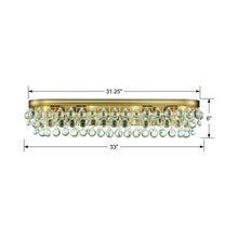 Load image into Gallery viewer, Calypso Bath Wall Light - line drawing.
