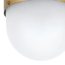 Load image into Gallery viewer, Capsule Outdoor Semi Flush Mount Ceiling Light in Detail.
