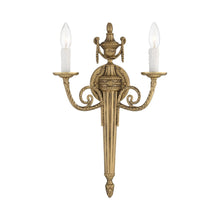 Load image into Gallery viewer, Cast Brass 2-Light Wall Light.
