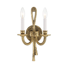 Load image into Gallery viewer, Cast Brass Wall Light in Olde Brass (2-Light).

