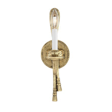 Load image into Gallery viewer, Cast Brass Wall Light in Detail.
