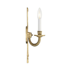 Load image into Gallery viewer, Cast Brass Wall Light in Detail.
