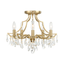 Load image into Gallery viewer, Cedar Semi Flush Mount Ceiling Light in Detail.
