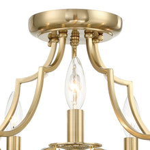 Load image into Gallery viewer, Cedar Semi Flush Mount Ceiling Light in Detail.
