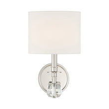 Load image into Gallery viewer, Chimes Wall Light in Polished Nickel.
