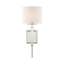 Load image into Gallery viewer, Clifton Wall Light in Polished Nickel.
