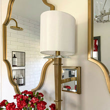 Load image into Gallery viewer, Clifton Wall Light in bathroom.
