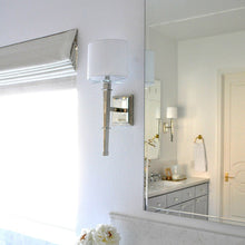 Load image into Gallery viewer, Clifton Wall Light in bathroom.
