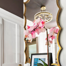 Load image into Gallery viewer, Clover Semi Flush Mount Ceiling Light in living room.
