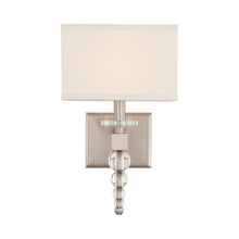 Load image into Gallery viewer, Clover Wall Light in Brushed Nickel.
