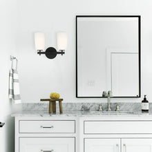 Load image into Gallery viewer, Colton Wall Light in bathroom.
