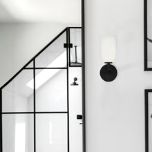 Load image into Gallery viewer, Colton Wall Light in bathroom.
