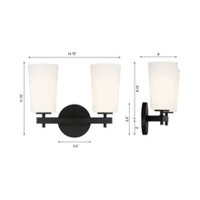 Load image into Gallery viewer, Colton Wall Light - line drawing.
