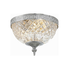 Load image into Gallery viewer, Crystal Flush Mount Ceiling Light in Polished Chrome (Small).

