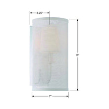 Load image into Gallery viewer, Culver Wall Light - line drawing.
