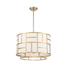Load image into Gallery viewer, Danielson Chandelier in Vibrant Gold (6-Light).

