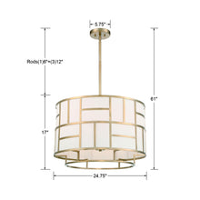 Load image into Gallery viewer, Danielson Chandelier - line drawing.
