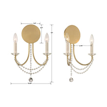 Load image into Gallery viewer, Delilah Wall Light - line drawing.
