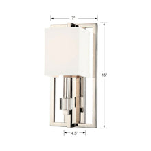 Load image into Gallery viewer, Dixon Wall Light - line drawing.
