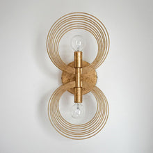Load image into Gallery viewer, Doral 2-Light Wall Light in Detail.
