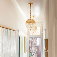 Load image into Gallery viewer, Duval Chandelier in hallway.
