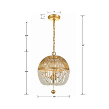 Load image into Gallery viewer, Duval Chandelier - line drawing.
