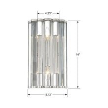 Load image into Gallery viewer, Elliot Wall Light - line drawing.
