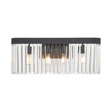 Load image into Gallery viewer, Emory Bath Wall Light in Black Forged.

