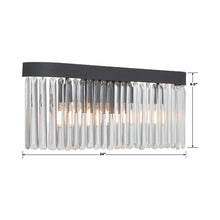 Load image into Gallery viewer, Emory Bath Wall Light - line drawing.
