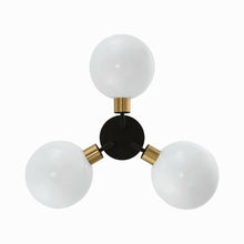 Load image into Gallery viewer, Gigi Semi Flush Mount Ceiling Light in Detail.
