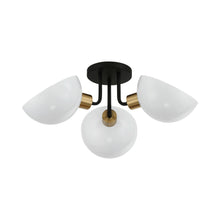 Load image into Gallery viewer, Gigi Semi Flush Mount Ceiling Light in Detail.
