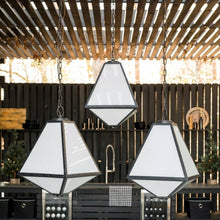 Load image into Gallery viewer, Glacier Outdoor Pendant Light in Outside Area.
