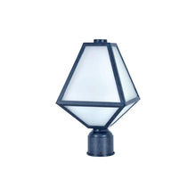 Load image into Gallery viewer, Glacier Outdoor Post Light in White (Small).
