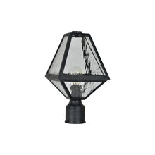Load image into Gallery viewer, Glacier Outdoor Post Light in Detail.
