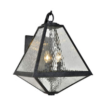 Load image into Gallery viewer, Glacier Outdoor Wall Light in Water (Large).
