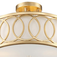 Load image into Gallery viewer, Graham Semi Flush Mount Ceiling Light in Detail.
