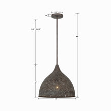 Load image into Gallery viewer, Jasmine Pendant Light - line drawing.
