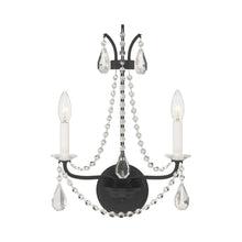 Load image into Gallery viewer, Karrington Wall Light in Matte Black.
