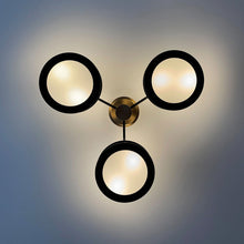 Load image into Gallery viewer, Kendal Semi Flush Mount Ceiling Light in Detail.
