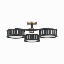 Load image into Gallery viewer, Kendal Semi Flush Mount Ceiling Light in Detail.
