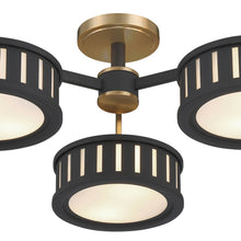 Load image into Gallery viewer, Kendal Semi Flush Mount Ceiling Light in Detail.
