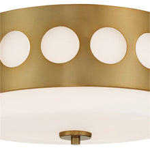 Load image into Gallery viewer, Kirby Flush Mount Ceiling Light in Detail.
