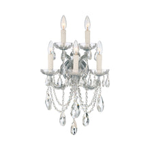 Load image into Gallery viewer, Maria Theresa Crystal Wall Light in Polished Chrome (5-Light).

