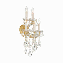 Load image into Gallery viewer, Maria Theresa Crystal Wall Light in Detail.
