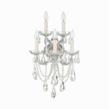 Load image into Gallery viewer, Maria Theresa Crystal Wall Light in Detail.
