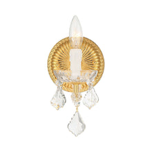 Load image into Gallery viewer, Maria Theresa Wall Light in Gold (1-Light).
