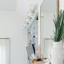 Load image into Gallery viewer, Medford Wall Light in living room.
